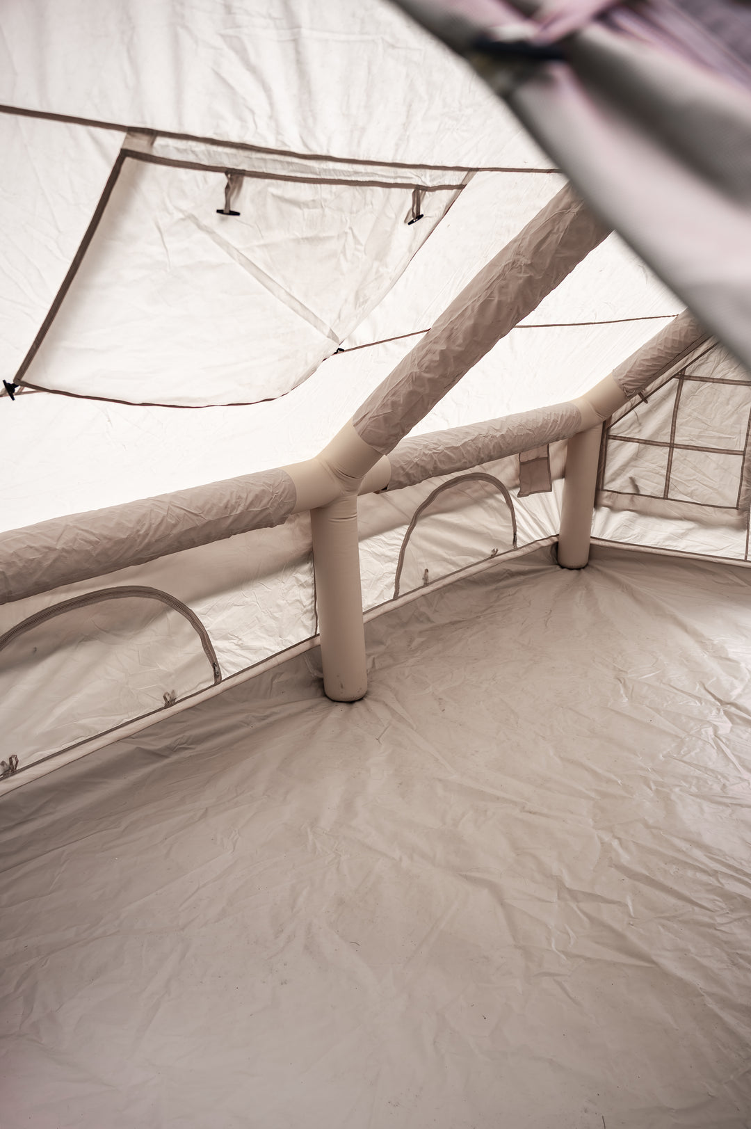Beige Inflatable Titan Tent- 8 Person