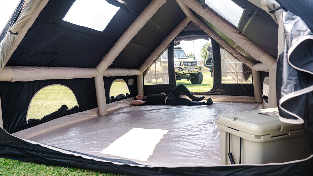 Black Inflatable Titan Tent- 8 Person