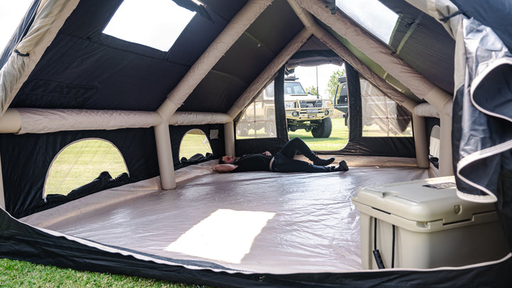 Black Inflatable Titan Tent- 8 Person