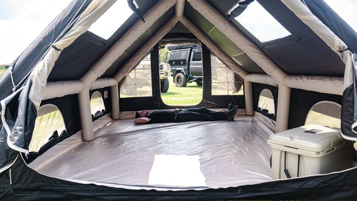 Black Inflatable Titan Tent- 8 Person