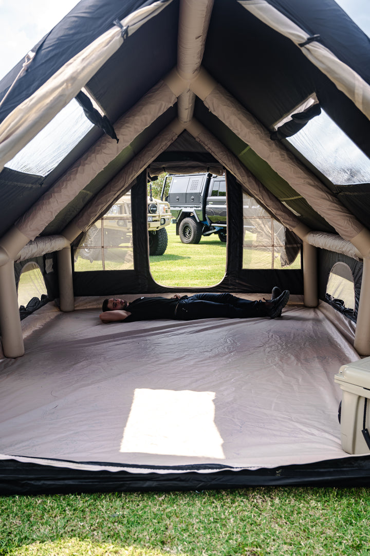 Black Inflatable Titan Tent- 8 Person