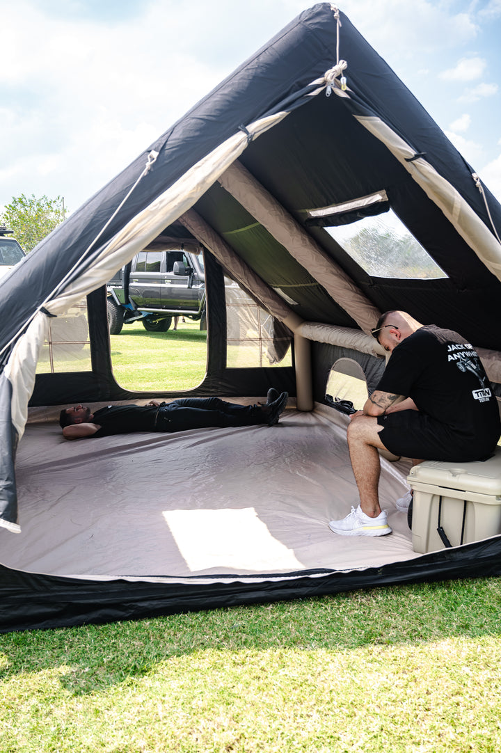 Black Inflatable Titan Tent- 8 Person