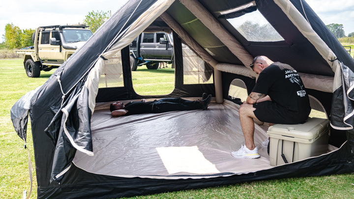 Black Inflatable Titan Tent- 8 Person