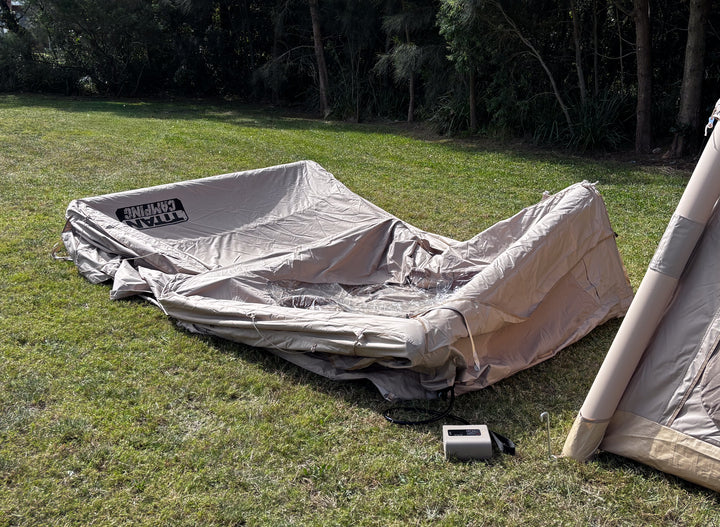 Titan Air Tent (3-4 Person)- Inflatable Camping Tent - BEIGE