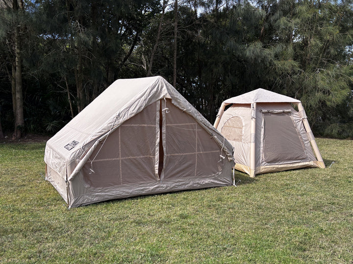 Titan Air Tent (3-4 Person)- Inflatable Camping Tent - BEIGE
