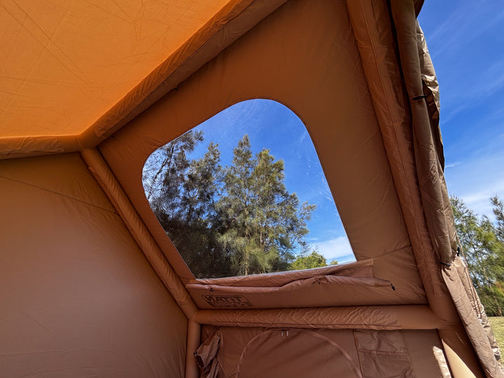 Titan Air Tent (3-4 Person)- Inflatable Camping Tent - BEIGE