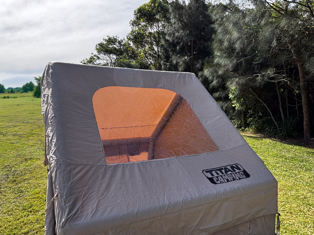 Titan Air Tent (3-4 Person)- Inflatable Camping Tent - BEIGE