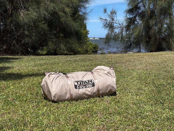 Titan Air Tent (1-2 Person)- Inflatable Camping Tent - BEIGE
