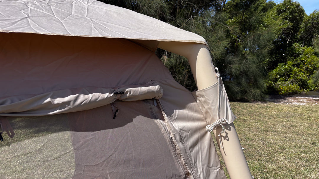 Titan Air Tent (1-2 Person)- Inflatable Camping Tent - BEIGE