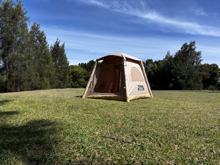 Titan Air Tent (1-2 Person)- Inflatable Camping Tent - BEIGE