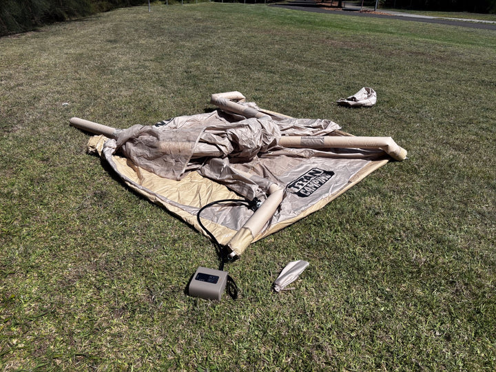 Titan Air Tent (1-2 Person)- Inflatable Camping Tent - BEIGE